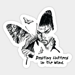 Vagabond - Destiny Flutters In The Wind Sticker